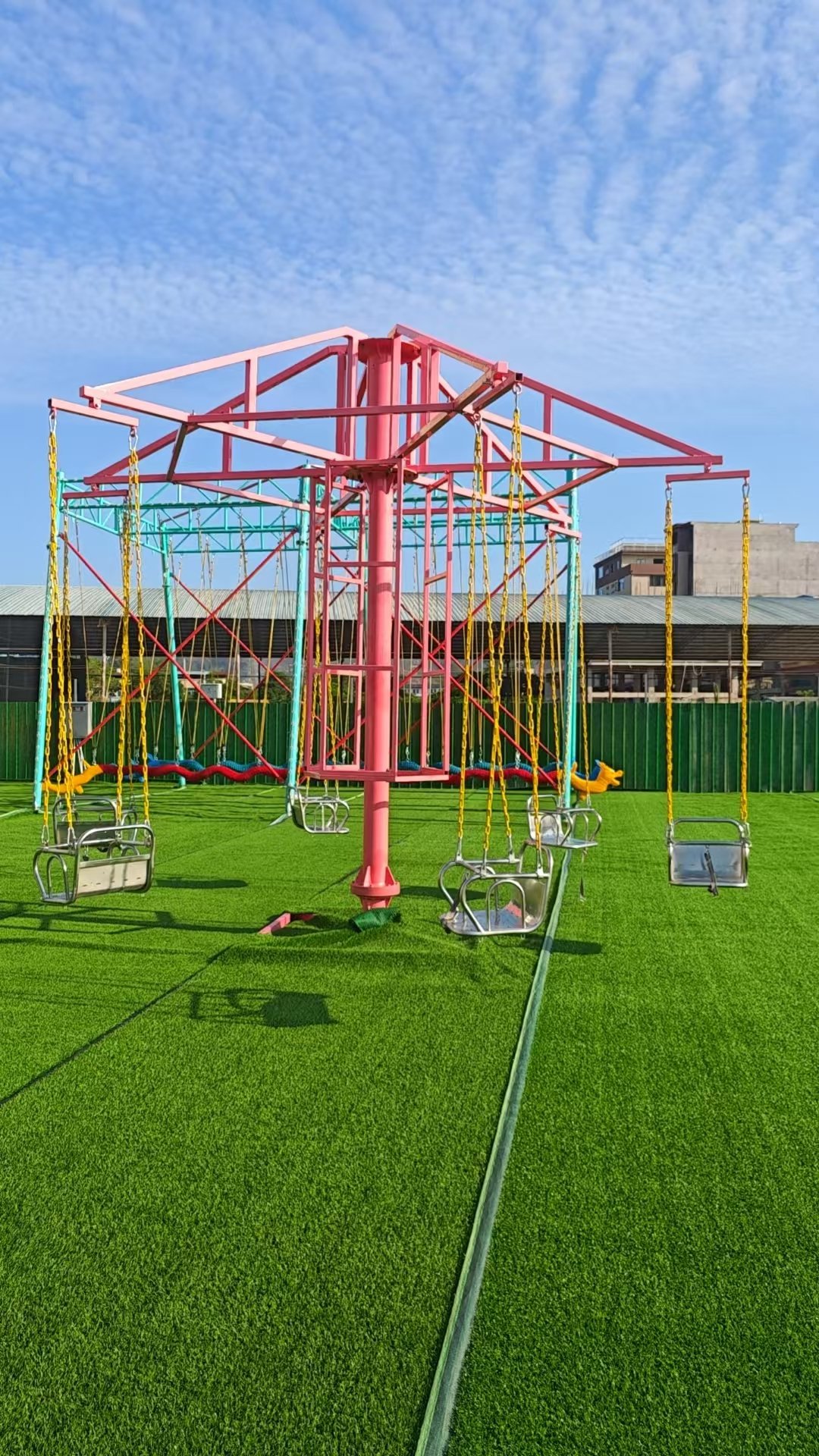 Six-person flying chair